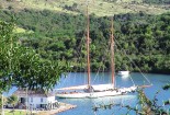 Classic Yacht Eleonora E - Moored in the Caribbean